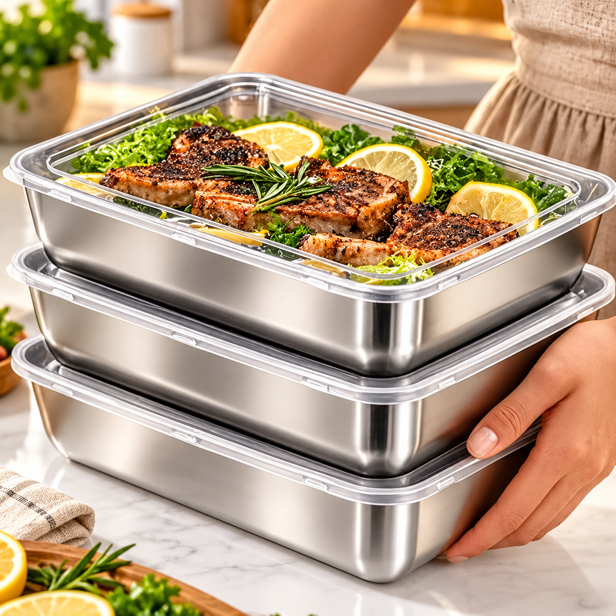 FreshLock Steel Container
